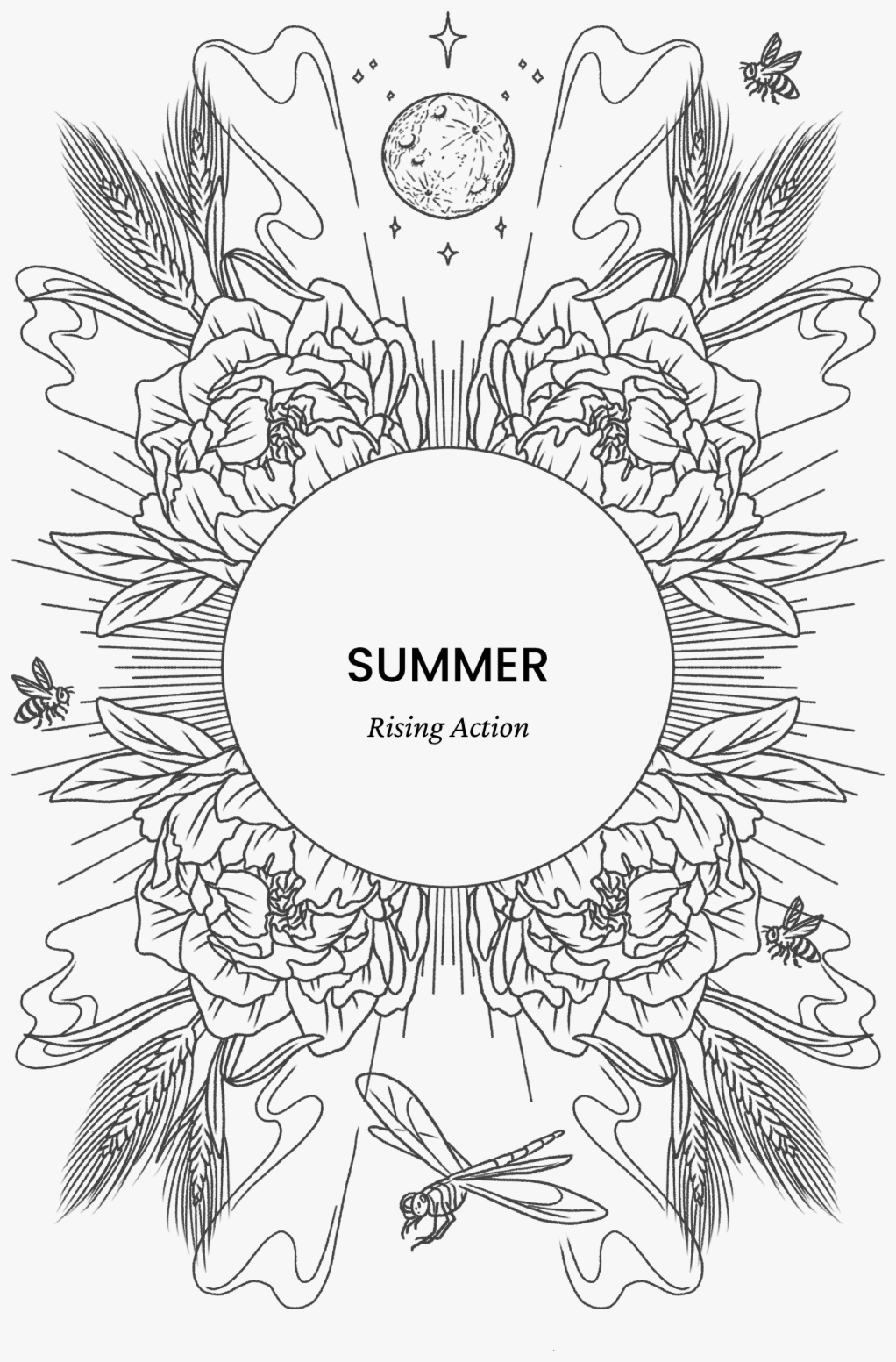 Summer seasonal plate from the book