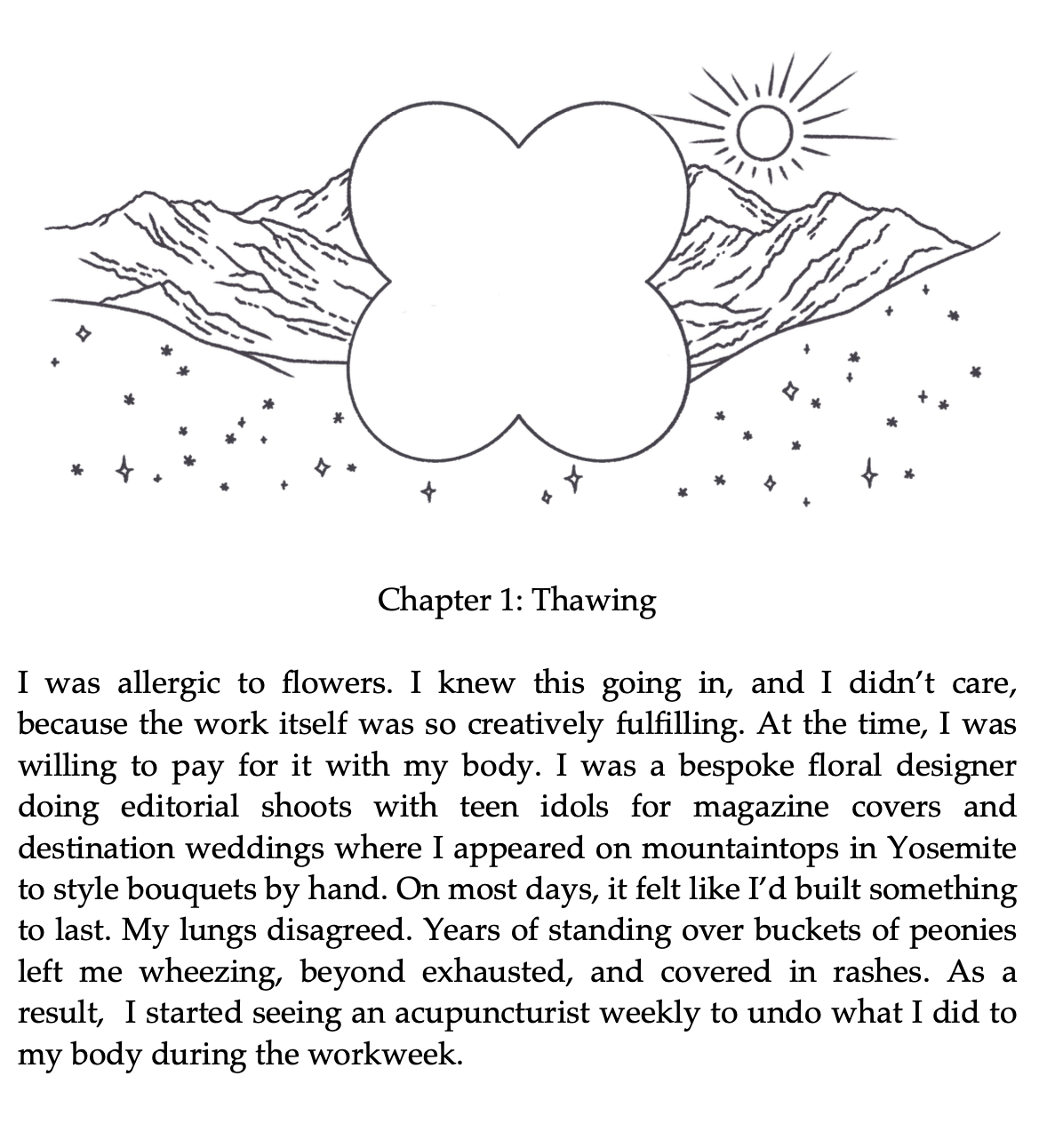 Chapter opening · Thawing